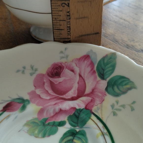 Vintage Paragon Double Warrant Pink Cabbage Rose Teacup And Saucer - Picture 5 of 15